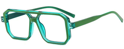 Brand Men Square Black grey Frame Reading Glasses Fashion Women Double Bridge Rice Nail Anti Blue Light Presbyopia Glasses +2 +5