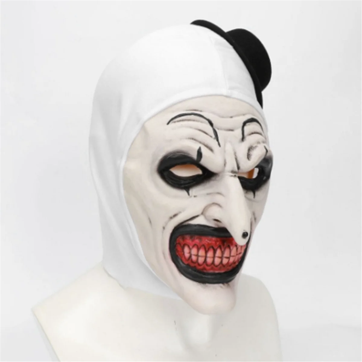 EYFL-Halloween Terrifier Mask Killer Clown Mask Scary Joker Costume Halloween Horror Creepy Mask for Adult Men Women