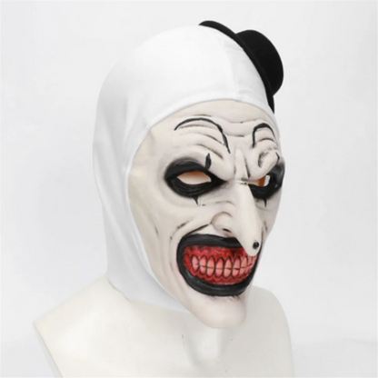 EYFL-Halloween Terrifier Mask Killer Clown Mask Scary Joker Costume Halloween Horror Creepy Mask for Adult Men Women