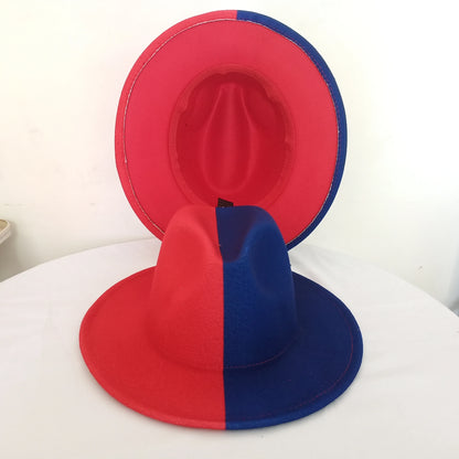 men hats feather men fedoras lady woolen felt church hat unisex  bowknot  jazz hat for men and women