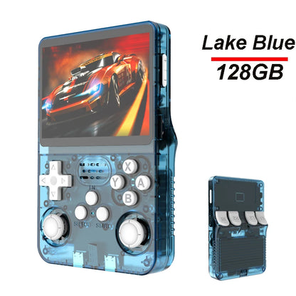 R36S Retro Handheld Video Game Console ARKOS System 3.5 Inch IPS Screen Classic Portable Pocket Video Player 128G Games Boy Gift