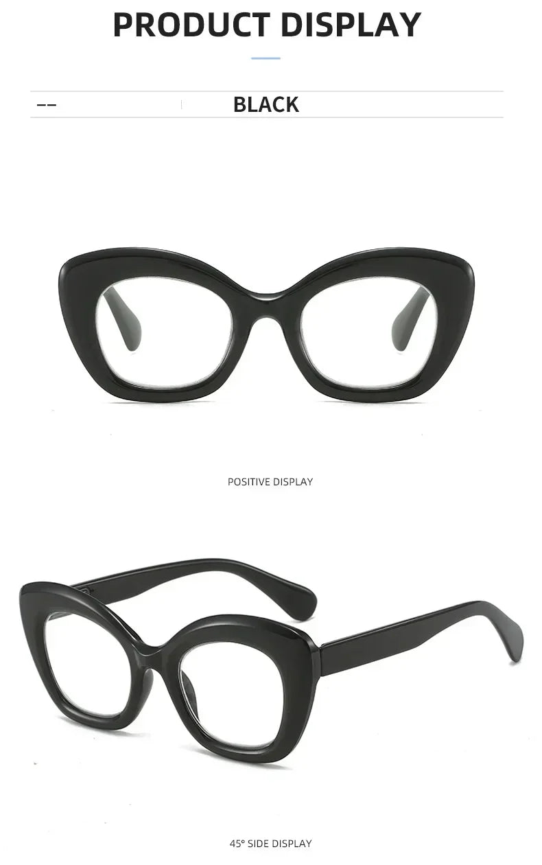 Vintage Finished Presbyopia Glasses Unisex Women Men's Anti Blue Light Farsighted Eyewear Optical Prescription Reading Glasses