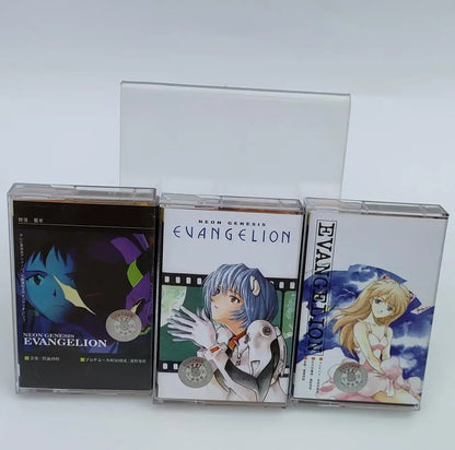 EVA Anime NEON GENESIS EVANGELION Asuka Langley Soryu Music Tape Utada One Last Kiss Cosplay Soundtracks Box Walkman Cassettes