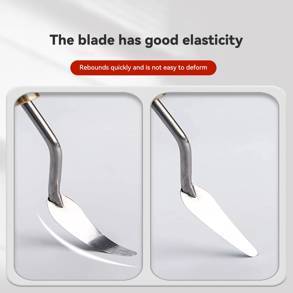 7Pcs/Set Stainless Steel Oil Painting Knives Artist Crafts Spatula Palette Knife Oil Painting Mixing Knife Scraper Art Tools