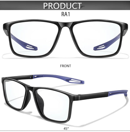 3 Pairs Reading Glasses Photochromic Classic Square Far Sight Presbyopic Glasses Anti Blue Light Blocking Ultralight Eyewear