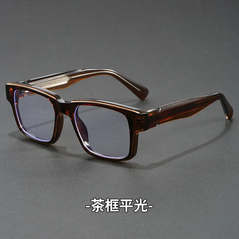 Retro Rectangle Sunglasses for Men Women UV400 Protection Classic Trendy Driving Sun Glasses Outdoor High Quality Travel Glasses