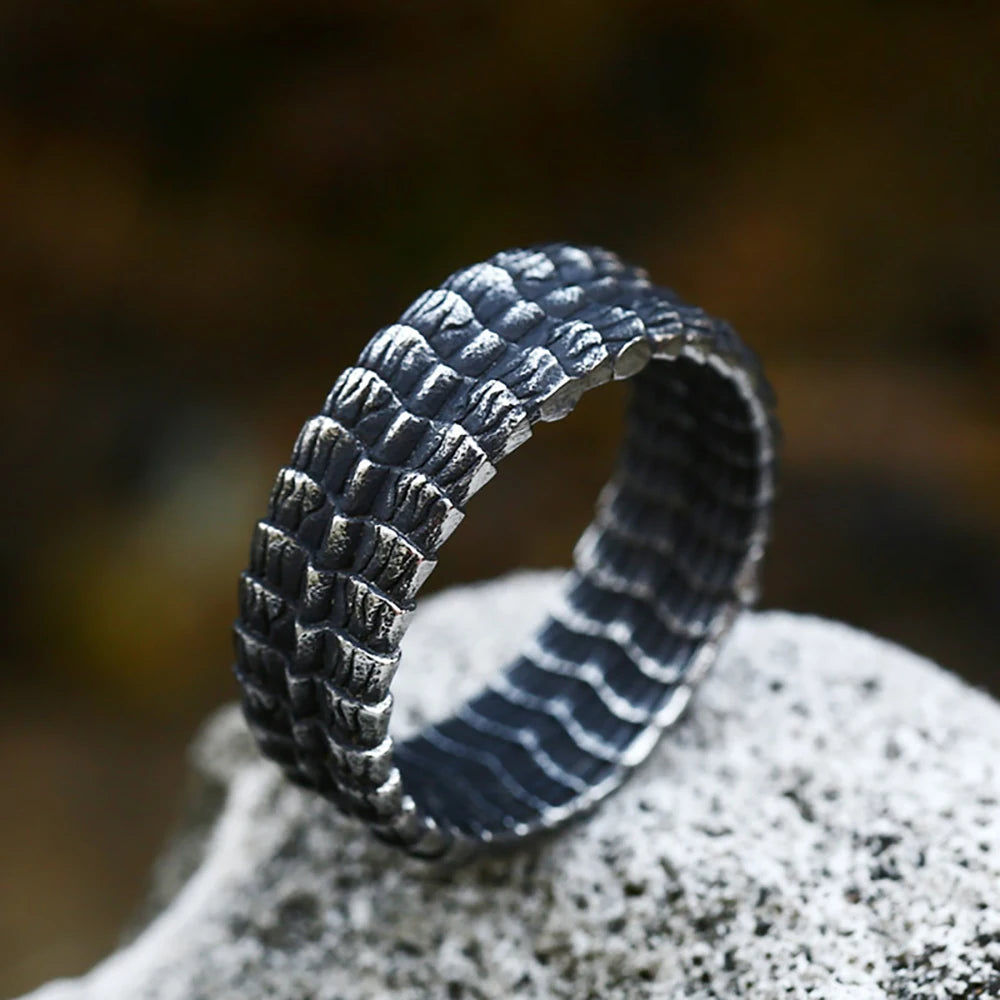 Retro Detailed Stainless Steel 3D Lion Head Rings For Men Punk Gothic Rock Animal Ring Domineering Biker Jewelry Accessories
