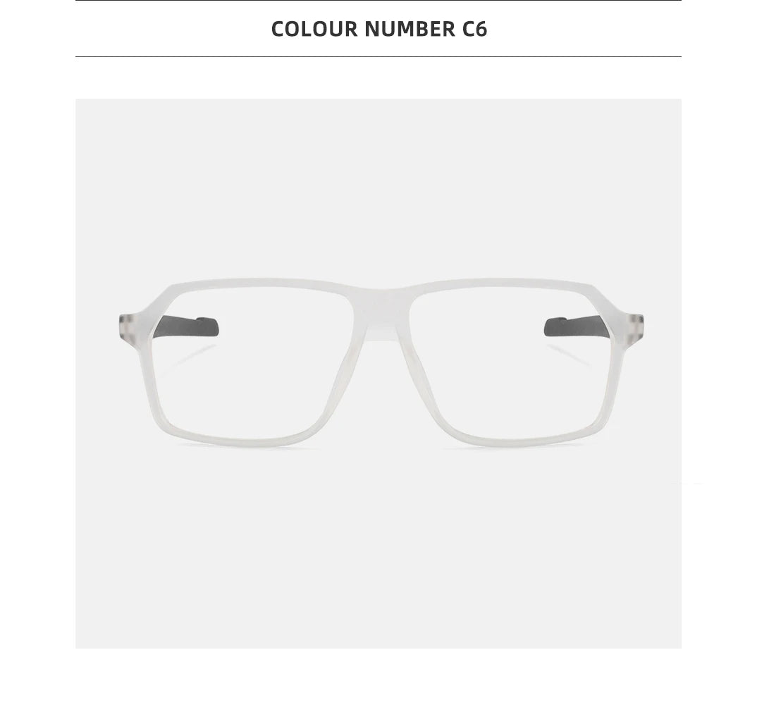 Men Sports Glasses Square Blue Light Myopia Prescription Eyeglasses Reading TR90 Trendy Photochromic Lens Mtb Bicycle Eyewear +1