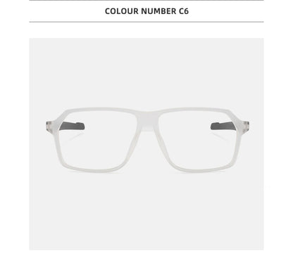 Men Sports Glasses Square Blue Light Myopia Prescription Eyeglasses Reading TR90 Trendy Photochromic Lens Mtb Bicycle Eyewear +1