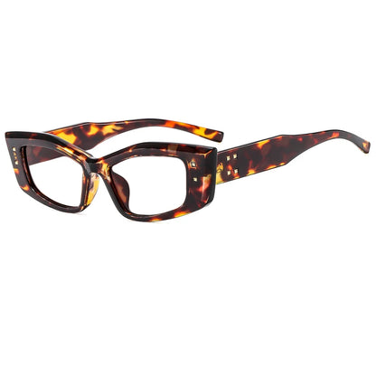 R57290 Brand Design Rivet Reading Glasses Women Fashion Small Size Square Presbyopic Spectacles Dioptric +50 +100 +300