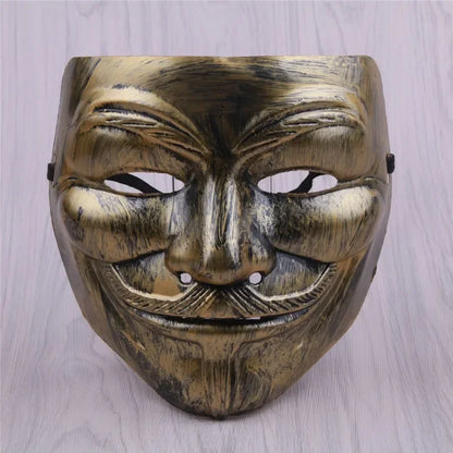 Halloween Mask Movie Cosplay Vendetta Hacker Mask Anonymous Guy Fawkes Christmas Party Gift for Adult Kids Film Theme Hot Sale