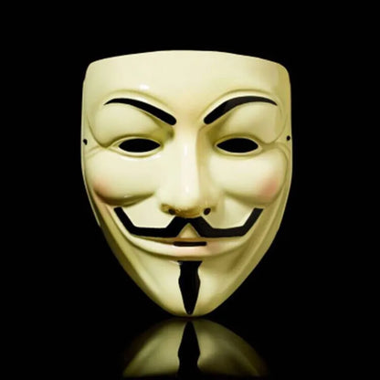 Hackers Mask Multiple Colour V For Mask Costume Cosplay Party,Masquerade Ball, Knight Mask, facepiece,  Handsome Mask