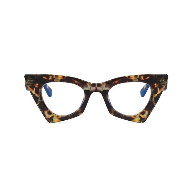 High Quality Brand Design Cat Eye Blue Light Blocking Computer Hyperopia Women Reading Glasses Diopter +0.5 1.5 2.0 2.5 3.5 6.0