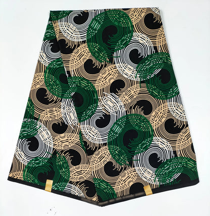 2025 Newest Ankara Real Wax Fabric Guaranteed Veritable African Wax Print Pagne Fabric 100% Cotton 6 Yards Ghana Style Dresses