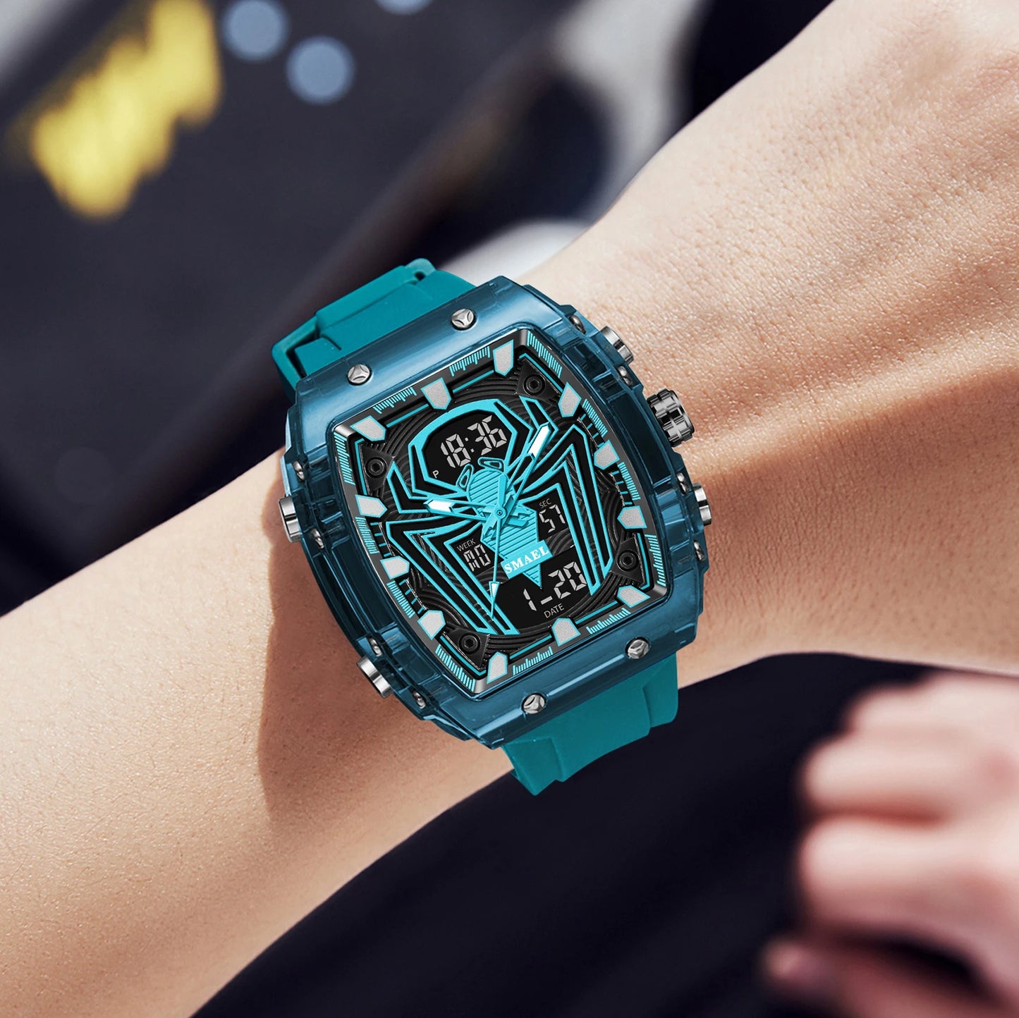 SMAEL Brand 8116 Waterproof Dropshipping Watch Alarm Clock Luminous Young Fashion business Quartz Sport Wristwatches