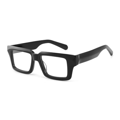 Thicken Acetate Glasses Frame Men Women Vintage Square Myopia Prescription Eyeglasses Frame Reading Glasses Luxury Brand Eyewear