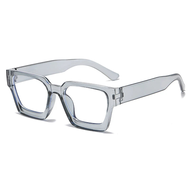 New Transparent Computer Glasses Frame Women Men Anti Blue Light Square Eyewear Blocking Glasses Optical Spectacle Eyeglass