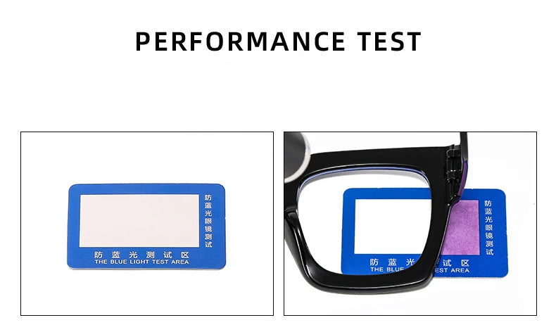 Vintage Big Frame Square Reading Glasses Women Men Fashion Brand Prescription Eyeglasses Transparent Computer Blue Light Glasses