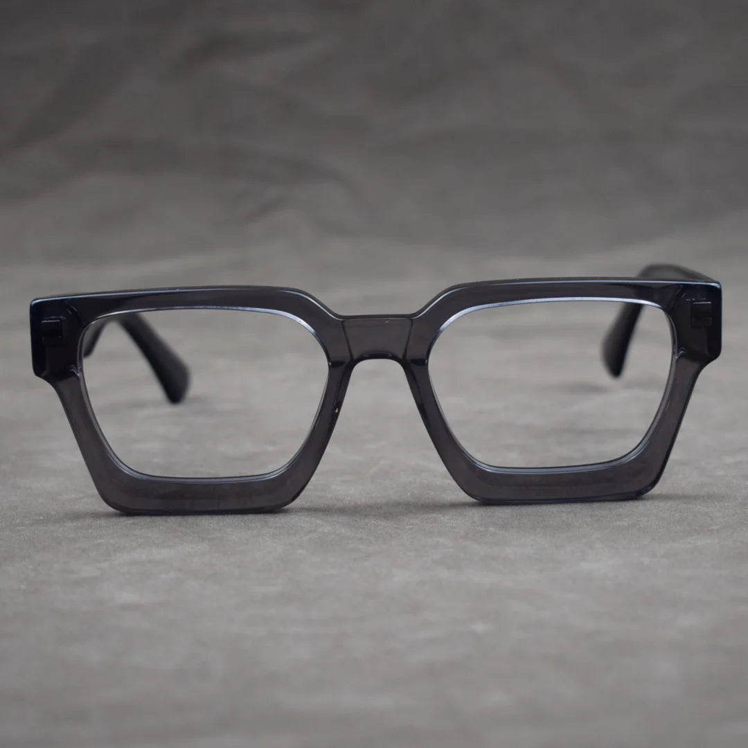 Luxury Thicken Acetate Reading Glasses Men Women Anti Blue Light Prescription Glasses Myopia Hyperopia Oversized Square Eyewear