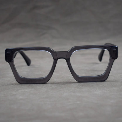 Luxury Thicken Acetate Reading Glasses Men Women Anti Blue Light Prescription Glasses Myopia Hyperopia Oversized Square Eyewear