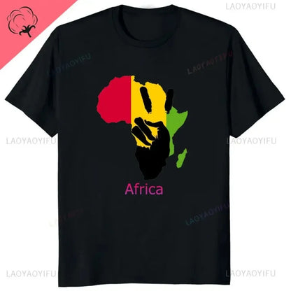 Hipster Reggae Africa Map Rasta Regae Music Vintage T Shirt Clothes 90s Hipster Short Sleeve T-shirts for Men Cotton Cool Tshirt