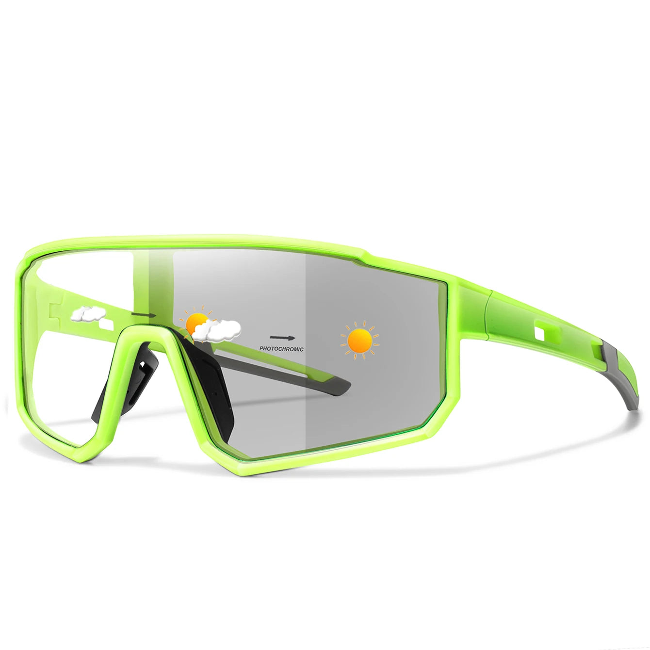 Photochromic Sunglasses New Style Brand Men Women Comfortable Windproof Cycling Glasses for Bicycle MTB Bike Running Fishing