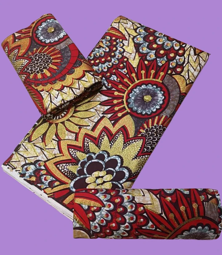 Grand Super 100% Cotton African Wax Fabric High Quality Wax Print Ankara Fabric For Sewing 6yards Women Fabric