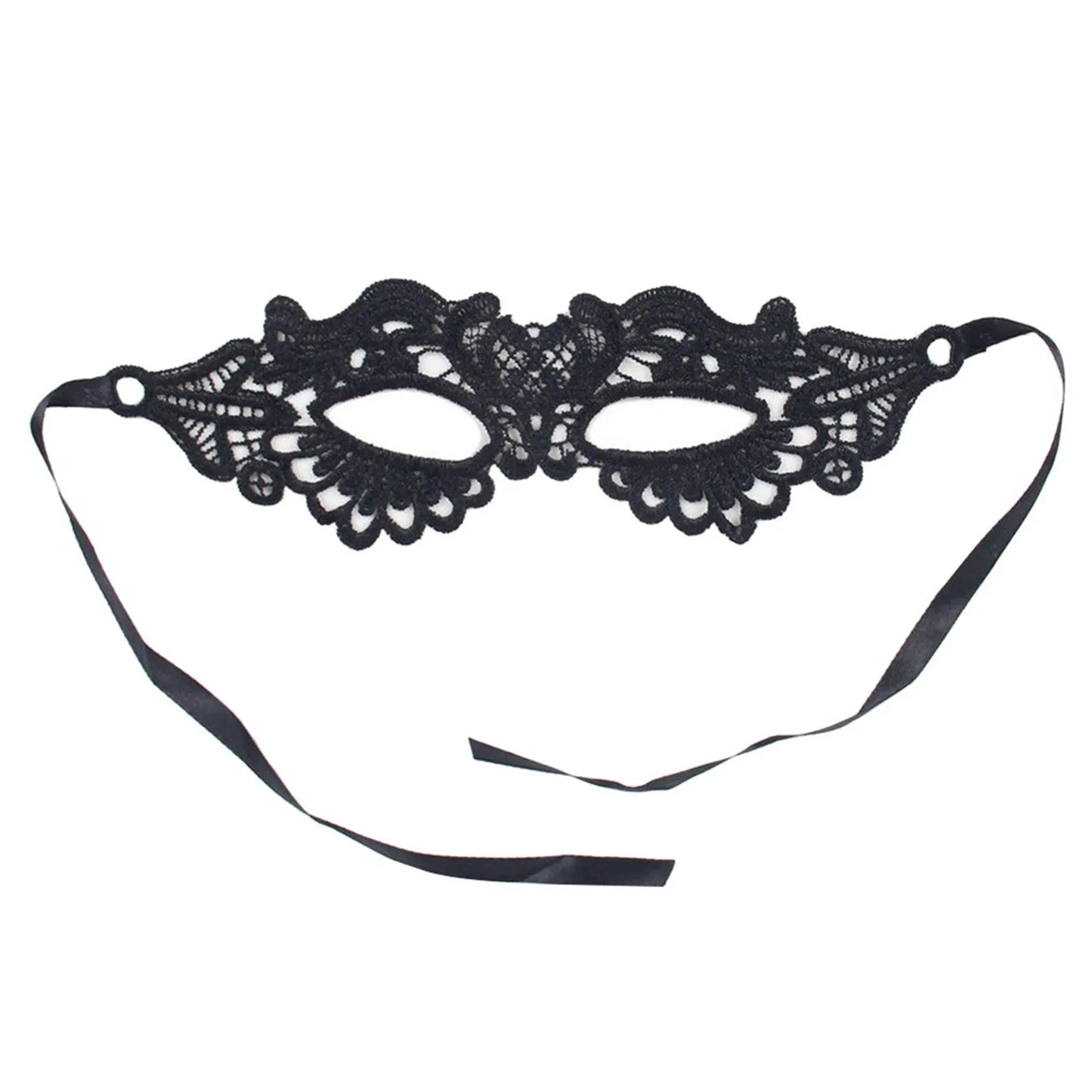 Black Party Mask for Women Hollow Lace Masquerade Blindfold Face Masks Princess Prom Party Props Costume Accessories