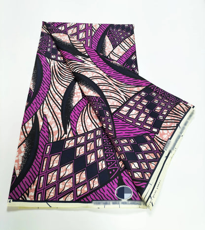2025 Newest Veritable Original Super-W Guaranteed Dutch Hollandais Pagne Real Wax Print Fabric African Dress 100% Cotton 6 yard