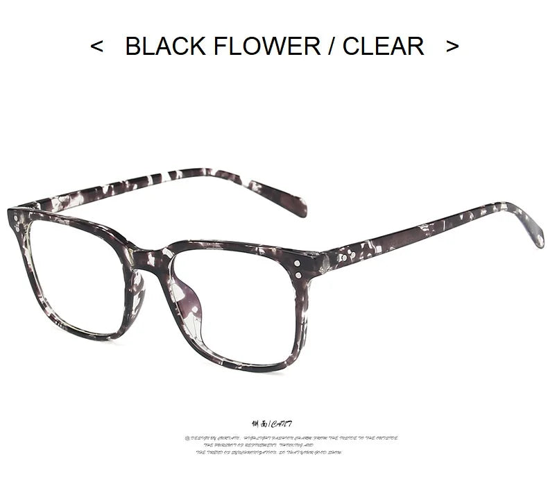 Square Fashion Glasses Women Blue Light Blocking Glasses Men TR90 Anti Blue Light Gaming Optical Computer Eyeglasses Frames