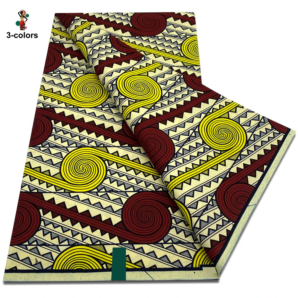 2025 Veritable Wax Guaranteed Real Wax Print Fabric dutch hollandais Pagne African Wax Fabric 6 yards
