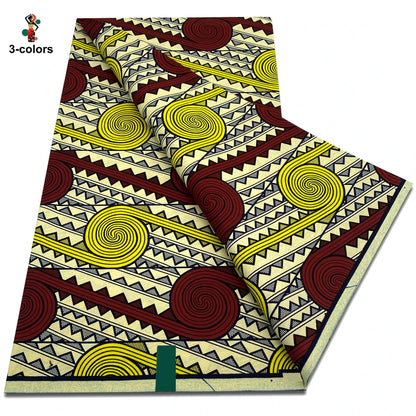 2025 Veritable Wax Guaranteed Real Wax Print Fabric dutch hollandais Pagne African Wax Fabric 6 yards