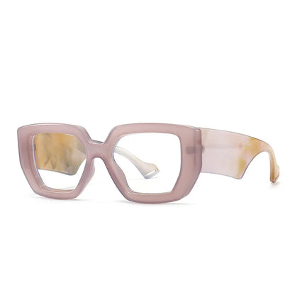 Brand Prescription Reading Glasses Frame Oversized Square Computer Transparent Women Eyeglasses Female Big Frame Optical Eyewear