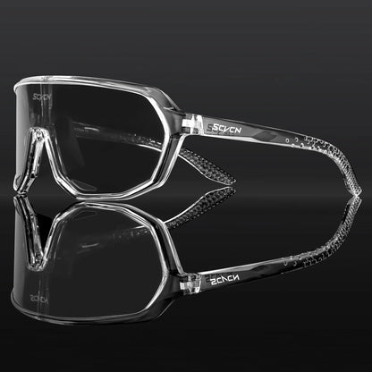 SCVCN Fashion Sports Running Glasses Outdoor Bicycle Drive Hiking Sunglasses Men MTB Cycling Sunglasses Women Road Bike Glasses