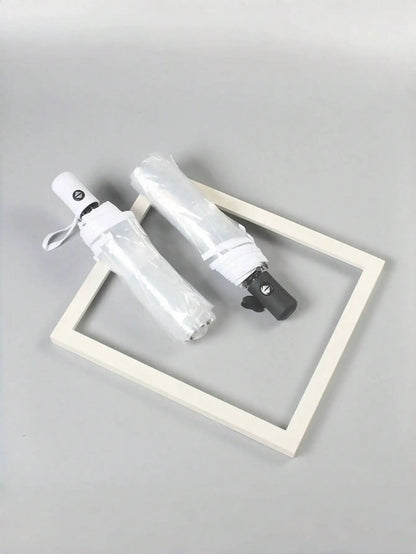 1PC Transparent Automatic Folding Umbrella | 8-rib Wind-Resistant Design | Essential for Commuters and Travelers