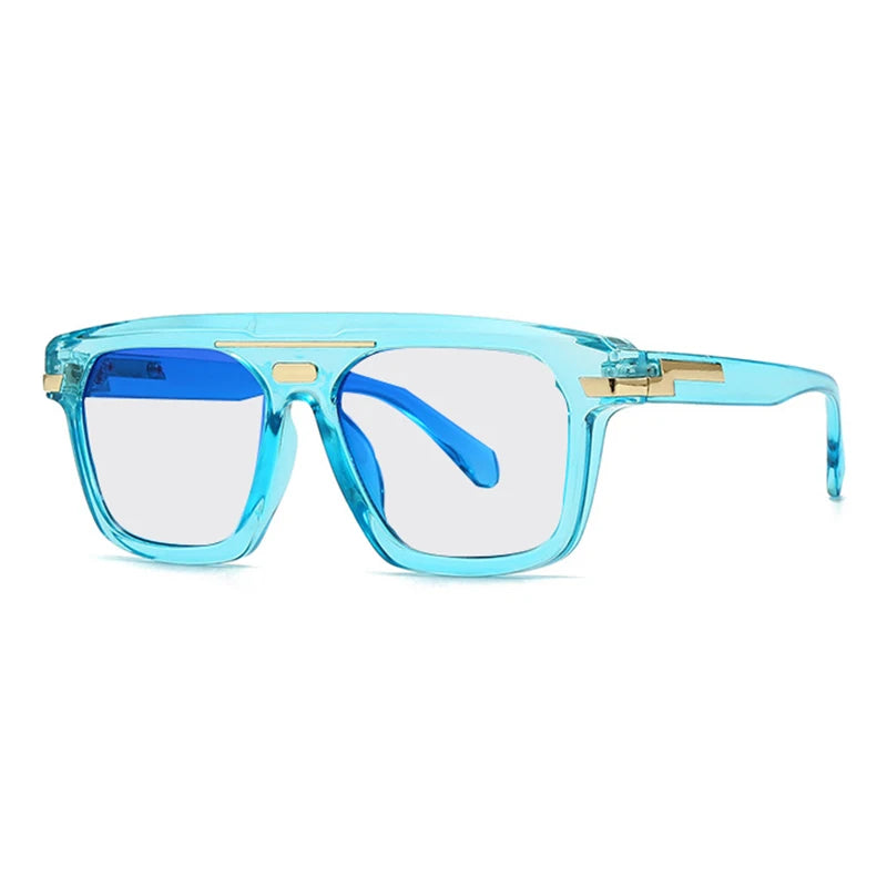 New Oversized Korea Style Reading Presbyopic Glasses Men Anti Blue Light Presbyopia Eyeglasses Fashion Square Pilot Optical Glas