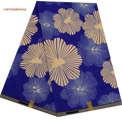 African Ankara Wax Fabric Patchwork Retro Style Double Prints Warp DIY Cloth Sewing Materials Africa Loincloth Polyester Tissu