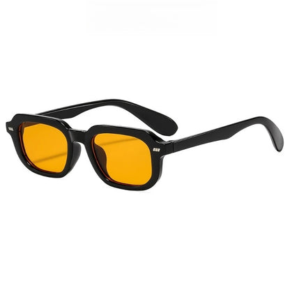Small Square Eyewear Computer Glasses Frame Women Men Anti Blue Light Blocking Sunglasses Outdoor Zero-power Spectacle Eyeglass