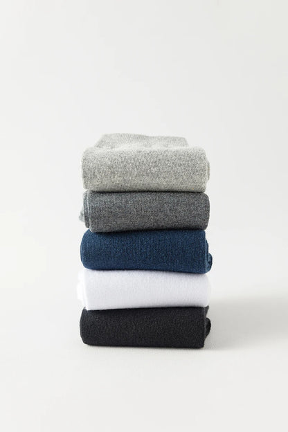 10 Pairs New Men's Cotton Socks New styles Black Business Men Socks Soft Breathable Autumn Spring for Male White