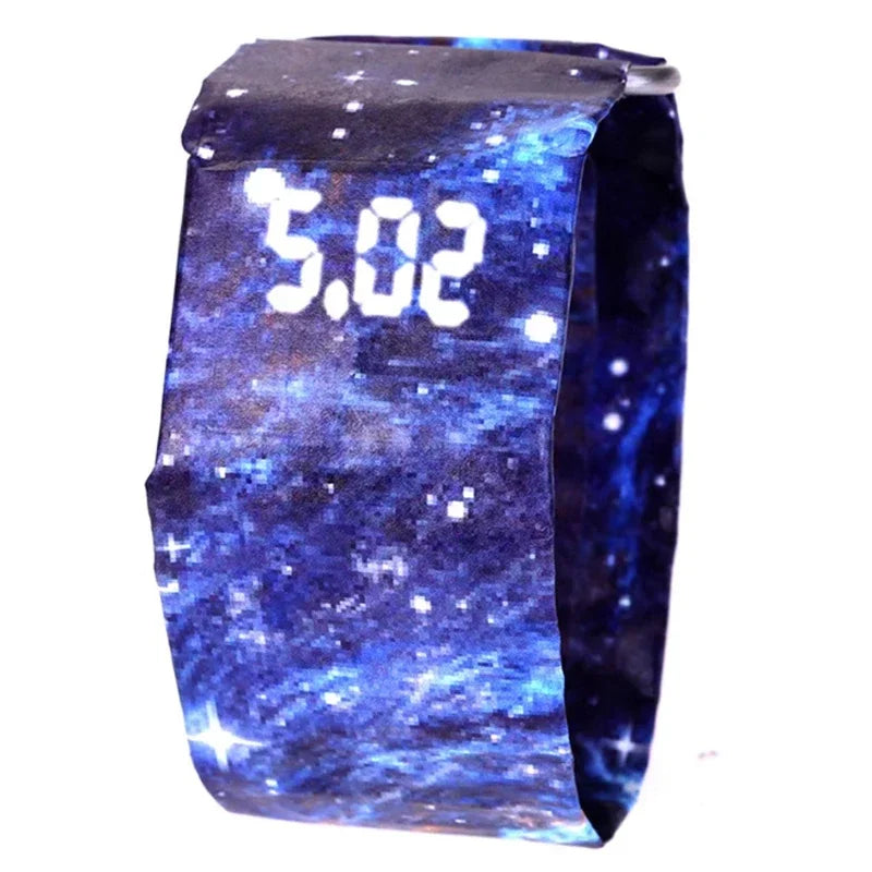 2020 Reloj Hombre Men Watches Creative Paper Led Digital Watch Waterproof Electronic Watches Men Digital Touch Screen Watches