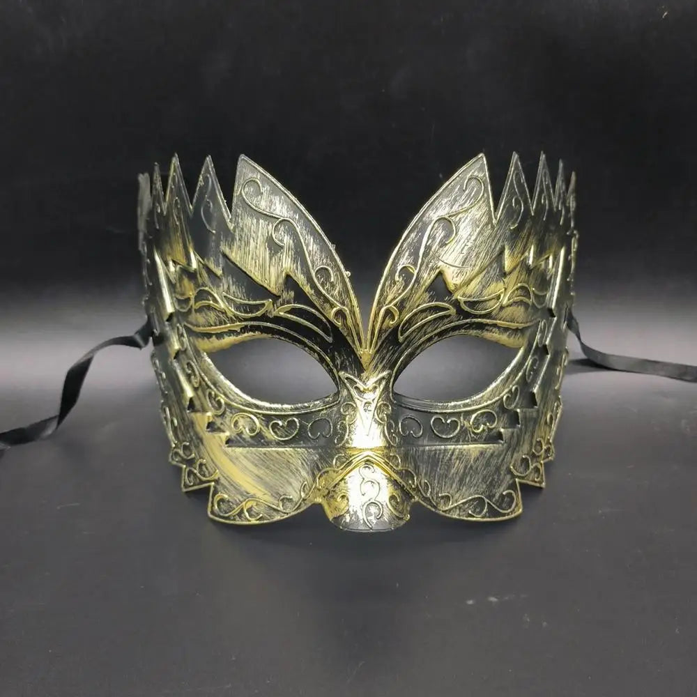 Carnival Masquerade Mask Costume 21 * 15cm Mardi Gras Masks Plastic Venetian Masks Decor For Masquerade Balls