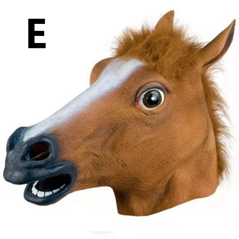 Novelty Lubber Latex Animal Head Mask Monkey Chimp Dog Head Mask Halloween Party Costume Masquerade Dressing Up Cosplay