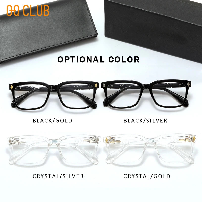 O-Q CLUB Square Plus Reading Glasses for Men Glass Luxury Lunette De Lecture Femme Optical Lenses With Recipe Women Lens Eyewear
