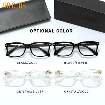 O-Q CLUB Square Plus Reading Glasses for Men Glass Luxury Lunette De Lecture Femme Optical Lenses With Recipe Women Lens Eyewear