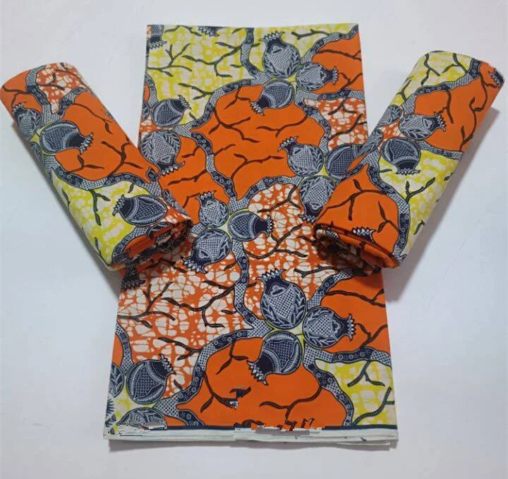 2023 Guaranteed Veritable Super Hollandais African Wax Fabric 100%Cotton 6 yards Original Ankara Block Print Pattern Africa