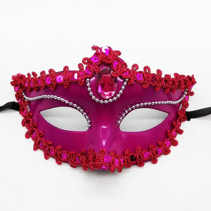 1 Pc Venetian Masquerade Mask Women Eye Mask Cosplay Prom Props Nightclub Face Mask Party Needs Accessory