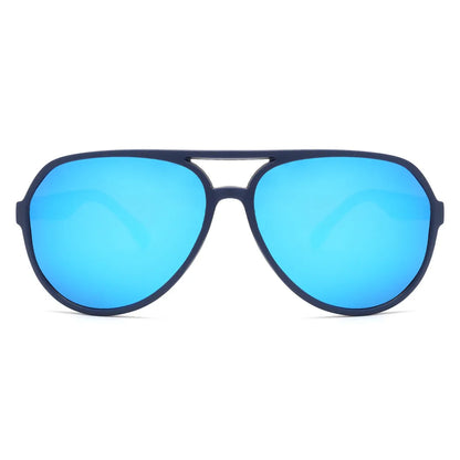 JIM Polarized Sunglasses Men Women, Ultralight Retro Aviator Shades for Driving Fishing UV400