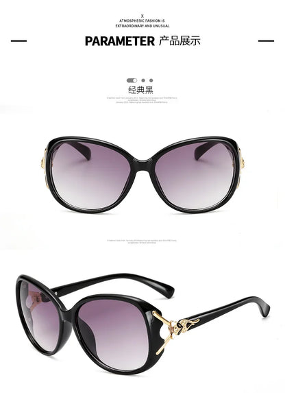 New Vintage Big Frame Sunglasses Woman Vintage Brand Travel Classic Sun Glasses Female Fashion Retro Eyewear UV400