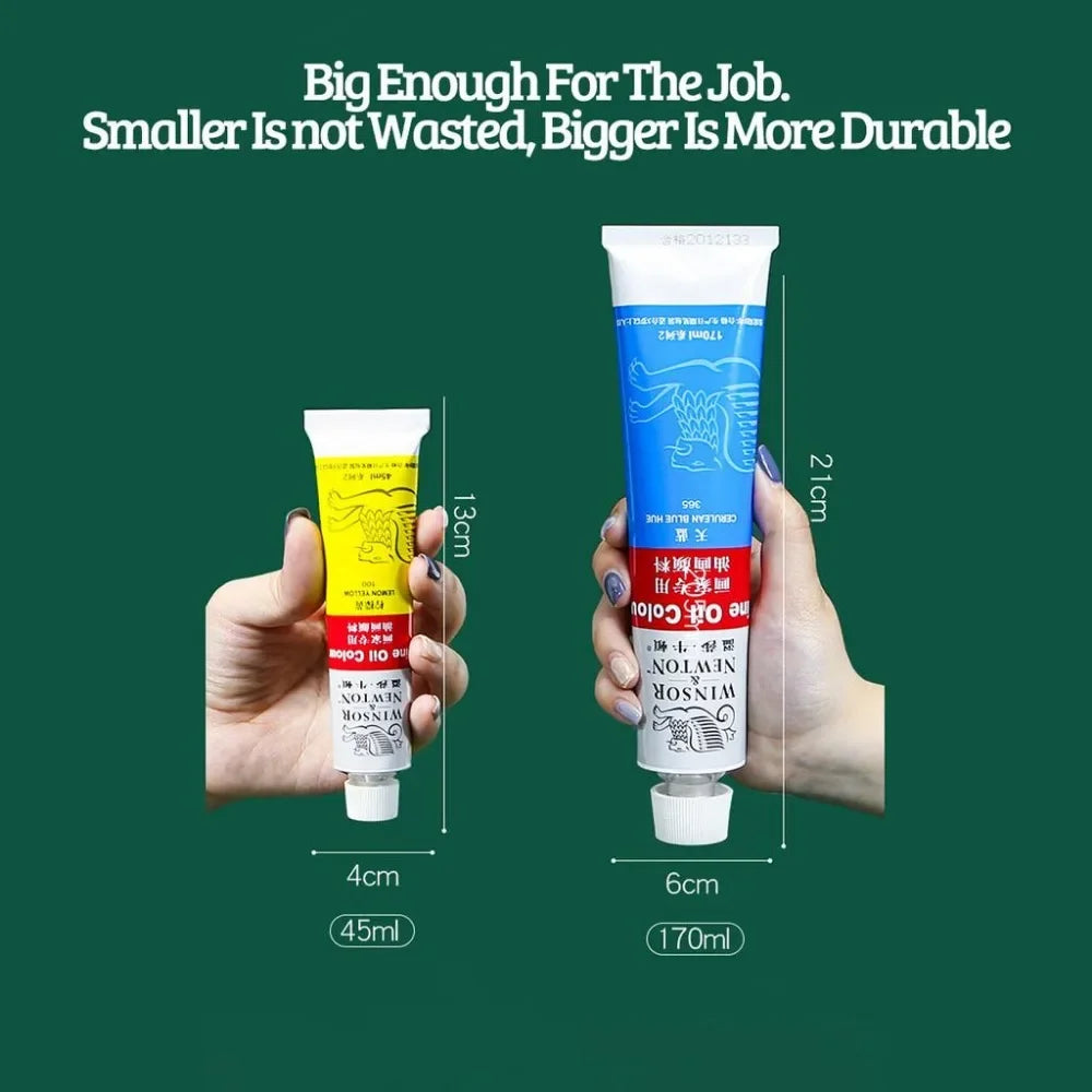 Winsor & Newton 45ML Oil Paint,Colorful Professionals Artist Drawing Tools for Canvas Wood,Crafts,Paper Art Stationery Supplies