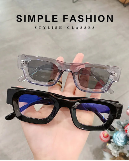 New Retro Small Square Glasses Frame Anti Blue Light Computer Reading Glasses For Men And Women Radiation Protection Eyeglasses